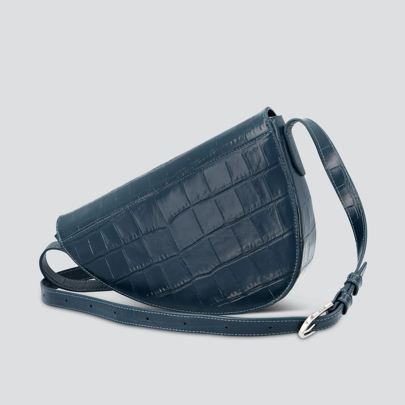 Rebel Cross Body - soft croco navy blue - Image 3