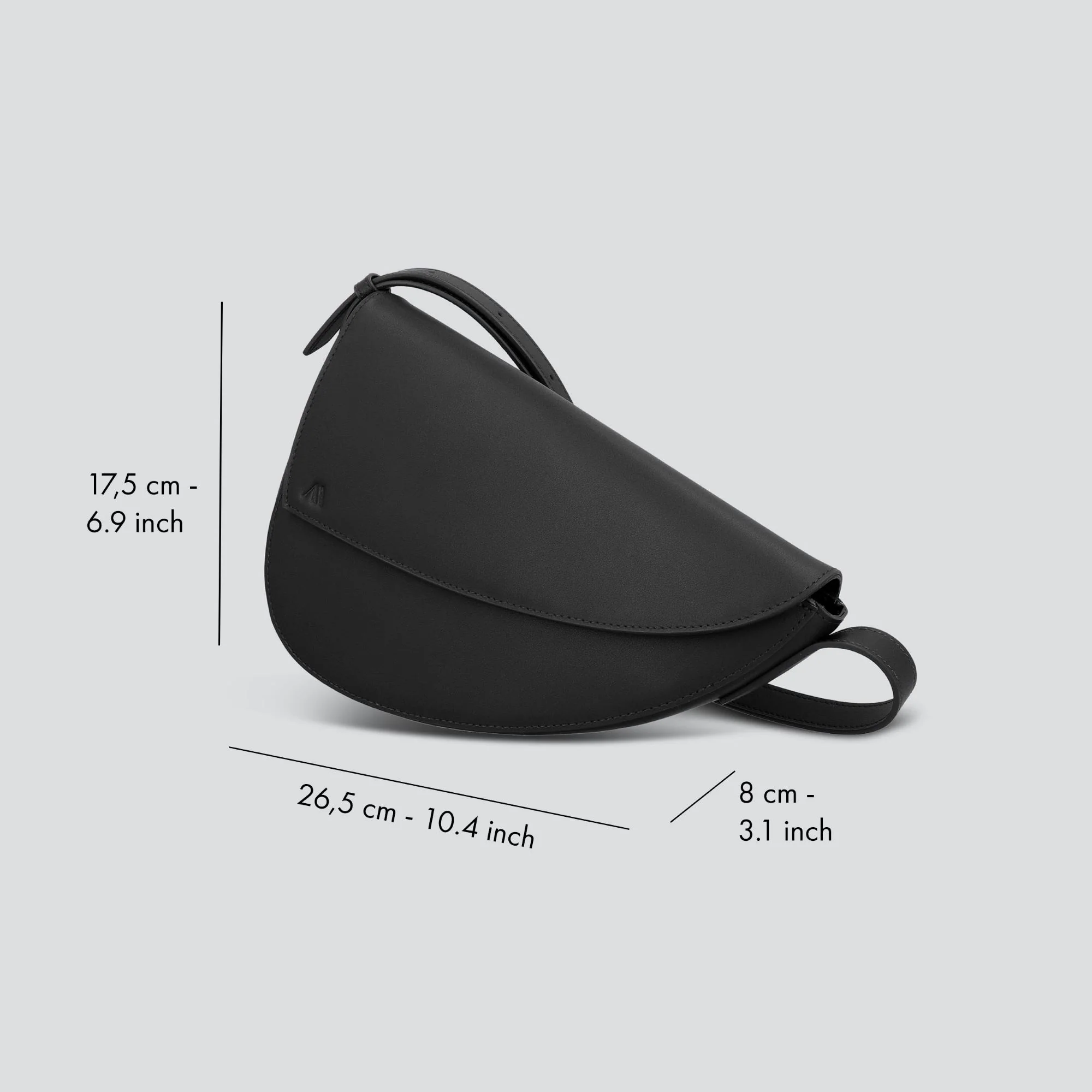 Rebel Cross Body - soft touch black - Image 4