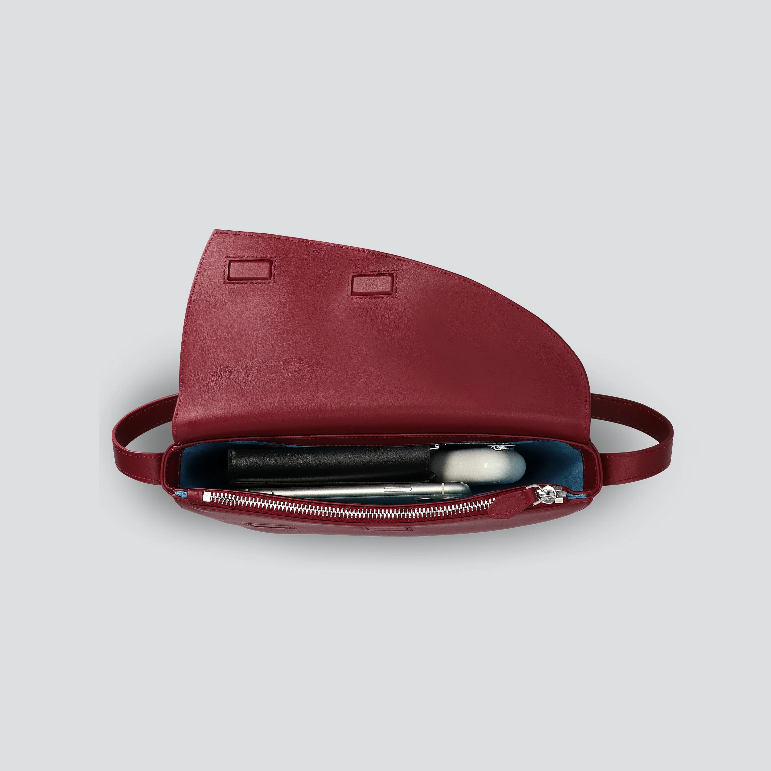 Rebel Cross Body - soft touch dahlia red - Image 3