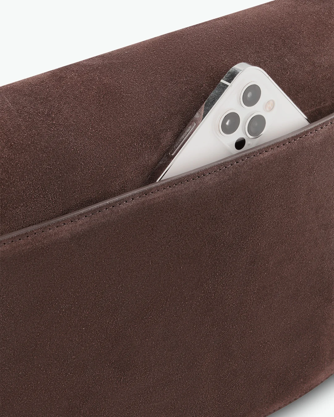Rebel Saddle Bag - suede espresso - Image 4